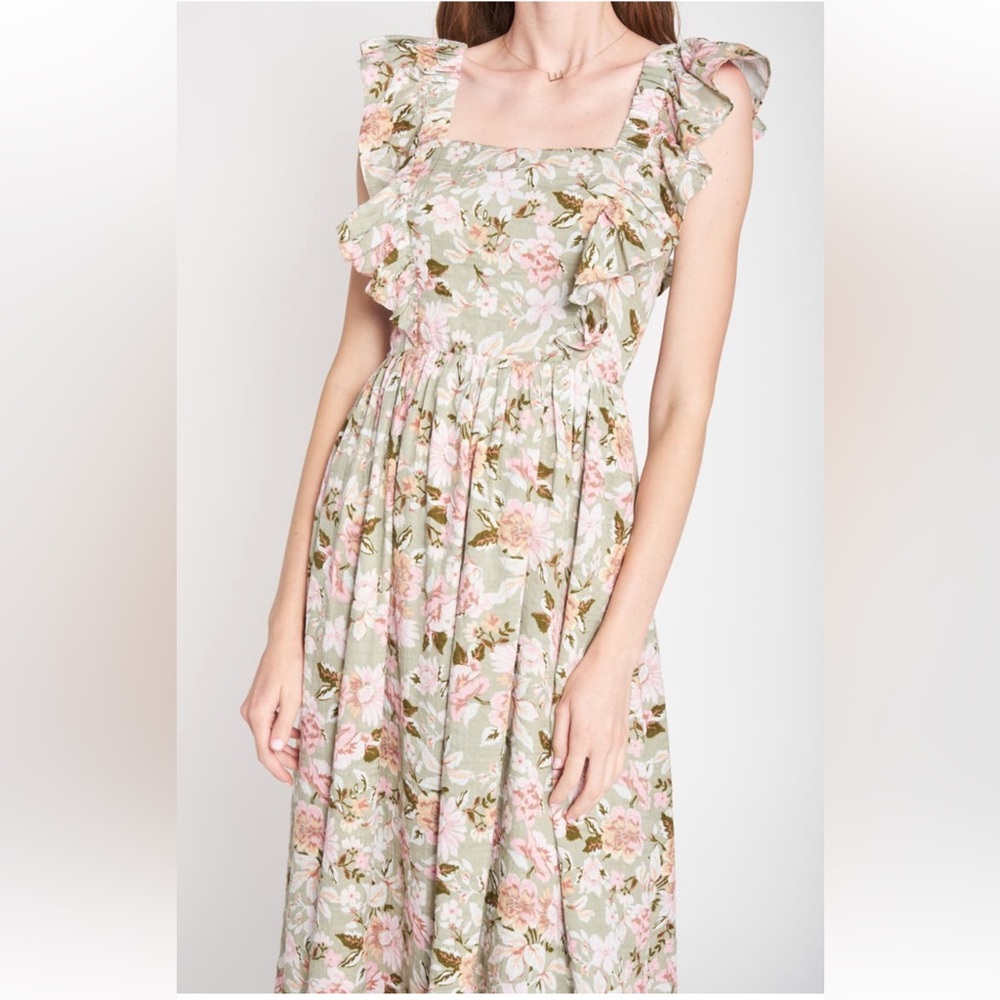 En Saison Maris Floral A Line Dress